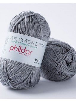 COTON 3 - Phildar - Elephant