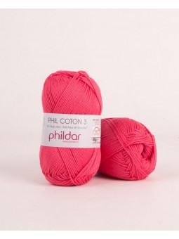COTON 3 - Phildar - Pink
